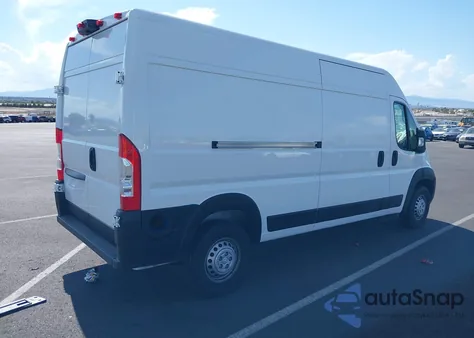 2025 Ram Promaster 2500 Tradesman High Roof 159 Wb W/Pass Seat from USA, damaged, VIN 3C6LRVDG3SE531962